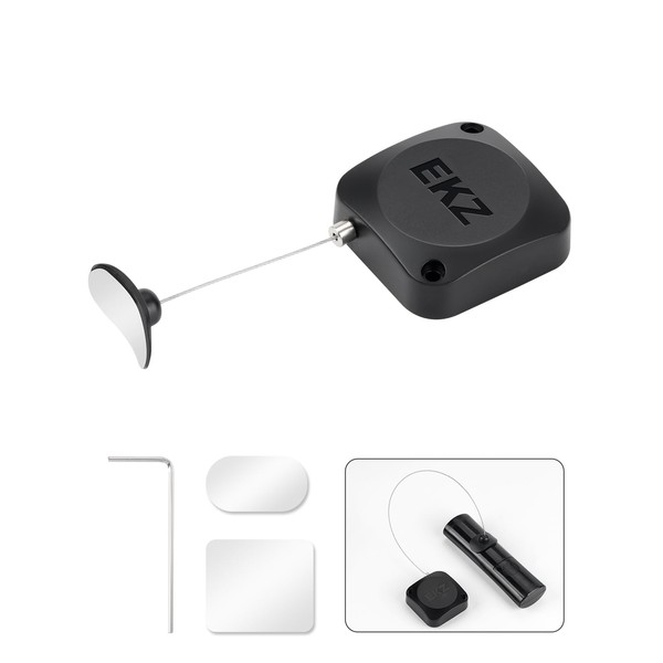 Retractable Remote Control Tether Lock: 7.5 ft Upgraded Pulling Force