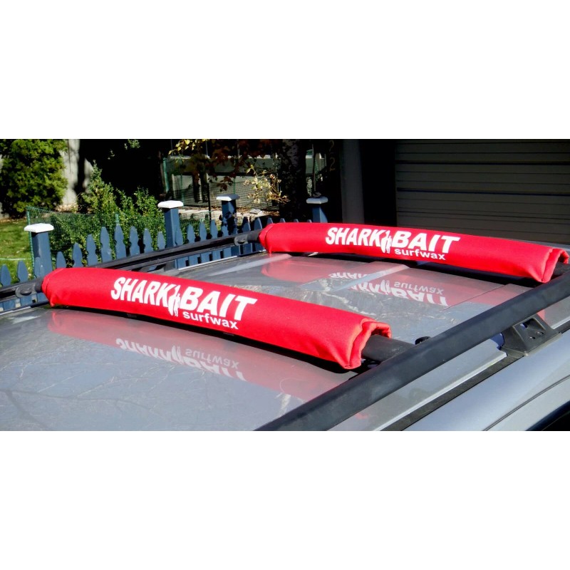 Sharkbaitsurfwax 30" SHARKBAIT AERO roof rack pads RED for 2