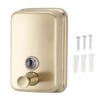 Wall Mount Commercial Soap Dispenser Large Capacity Leakproof Manual Stainless