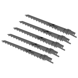 HSHa Reciprocating Saw Blades for Wood Pruning 6 Inch High-Carbon Steel Saw Blades 5PCS