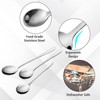 DEFIYEAR 8 Pack Tiny Spoons for Spices Jars, Stainless Steel