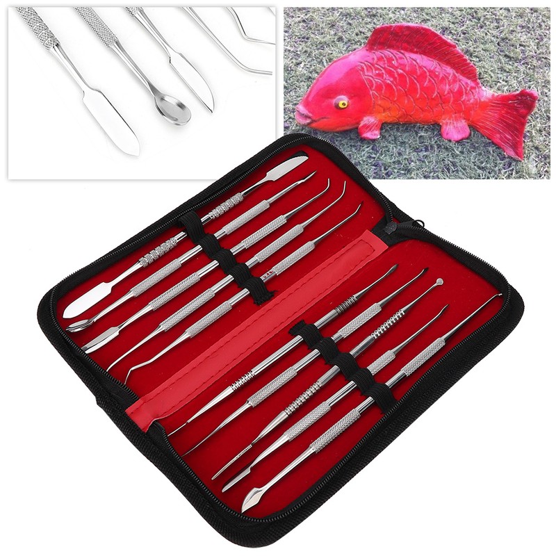 10Pcs Stainless Steel Clay Knife Sculpey DIY Sculpt Carving Knife
