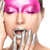 Pink metallic eye shadow pen. Blendable soft strong metallic eye