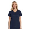 Scrubs for Women Set 7 Pocket 4-Way Stretch Mock Wrap