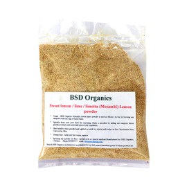 BSD Organics Sweet lemon/lime/limetta (Mosambi) Lemon powder - 100 gm