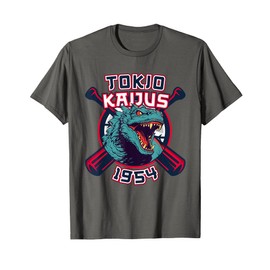 Retro 1954 Baseball Japanese Team Kaijus Fan T-Shirt