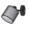 Trio Leuchten Burton 811400132 Wall Spotlight Metal Matte Black Fabric