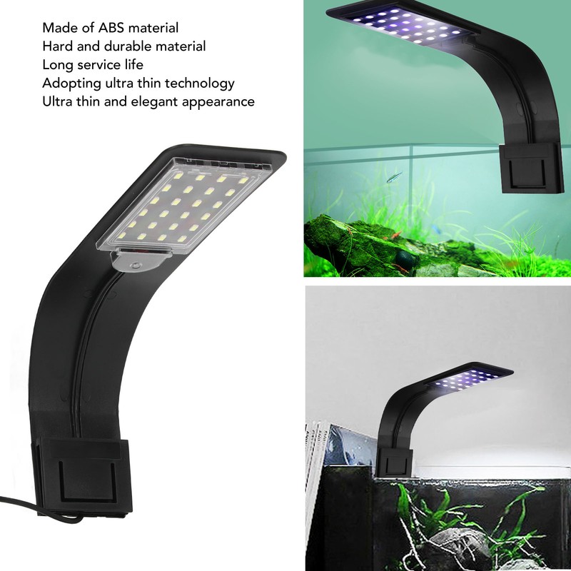 Aquarium Light Clip On Energy Conservation Button Switch Control LED