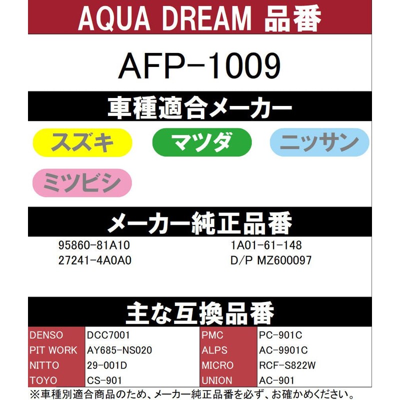 Aqua Dream Platinum AFP-1009 Car Air Conditioner Filter, Silver Ion