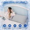 HOMFINE Cooling Pillowcases King Size - Double Side Q-Max 0.439