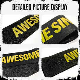 FXPATYY 1925 100th Birthday Sash for Men Women, Soft Stain Black Glitter Sash with Gold Foil