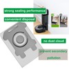12 Pack Dust Bin Bags Compatible for Robotic Vacuum Cleaner