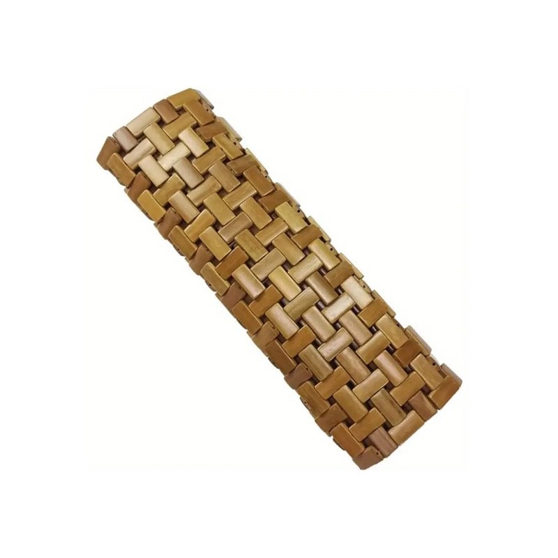 HubewaGlobal Bamboo Woven Floor Mat, Bamboo Bathroom Mat, Bamboo Anti-slip