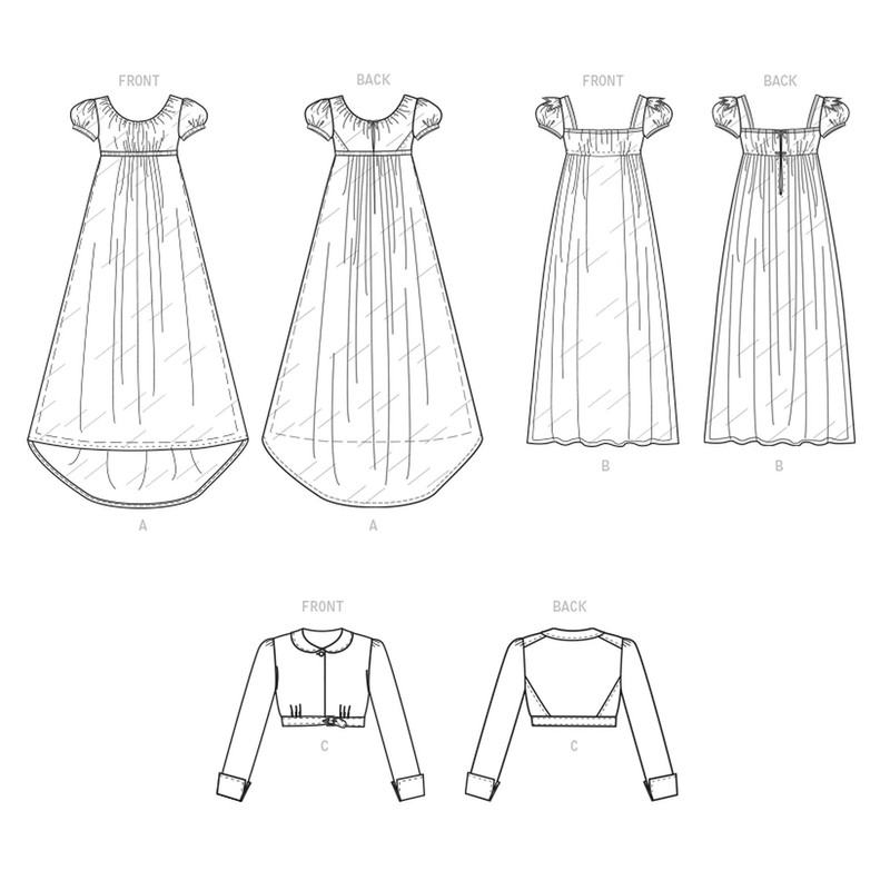 McCalls M8132A5 Misses Costume, A5 (6-8-10-12-14)