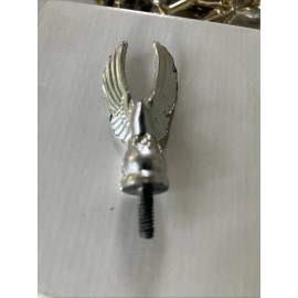 Thunderbird Hood ornament 1950’s Rat Rod Hot Rod, Eagle Motorcycle Chrome 3” VTG