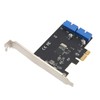 2 Port PCI Express to Dual 20pin USB 3.0 Cards