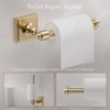 Champagne Bronze Bathroom Accessories Set, 5 Piece Bathroom Towel Holder