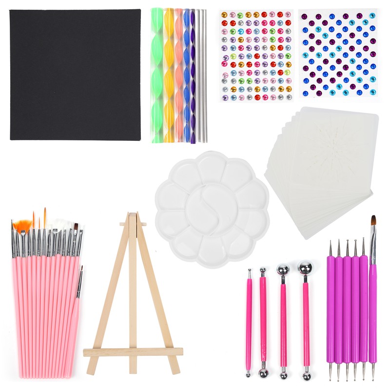 Mandala Dotting Tools Acrylic Rod Dotting Pen Ball Stylus Palette