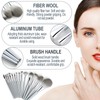 Makeup Brush Set, Makeup Brush Set with Triangle, Rounds and