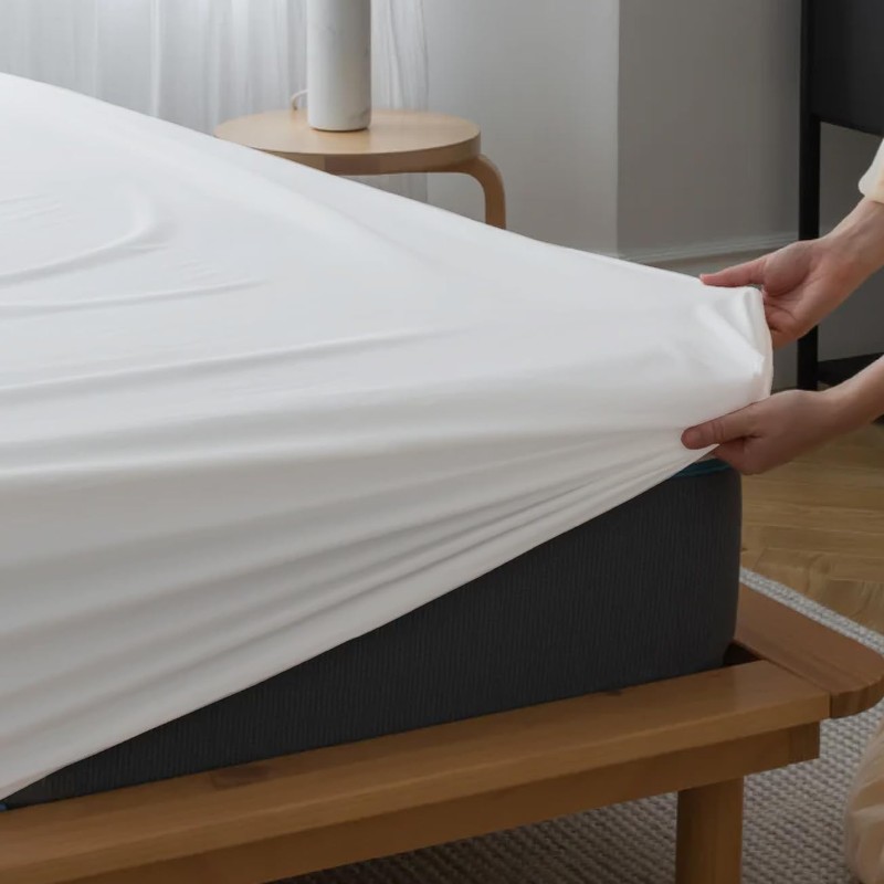 Maple Threads T200 Cotton Deep Fitted Sheet, White, 100% Cotton