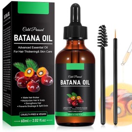 Aceite de Batana 60 ml, Elimina Las Puntas Divididas, Nutrición Capilar y Cuidado de la Piel, Restaurar la Luminosidad de la Piel, Sin Aditivos.