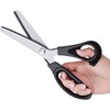 9.25 inch Stainless Steel Tailor Scissors Serrated Cutting Triangle, Dog