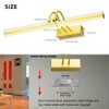 RAIFOOLLY Picture Light,16in Wireless Battery Wall Lighting,Remote Art Lights for