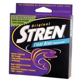 Stren Original®, Clear/Blue Fluorescent, 17lb | 7.7kg Monofilament Fishing Line, Suitable for Freshwater Environments