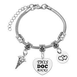 Mxrymvu Doctor Gifts for Women Jewelry Doctors Appreciation Gifts Doctor Jewelry Gifts Thank You Gifts for Doctor Inspirational Gift for Doctors Christmas Birthday Graduation Gifts for Doctors