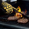 J H Heat Resistant Oven Glove:EN407 Certified 932 °F, 2