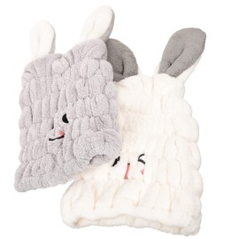 TOVINANNA Hair Towel Wrap Hat for Boys and Girls Girls Absorbent Microfibre Cap for Rapid Hair Drying