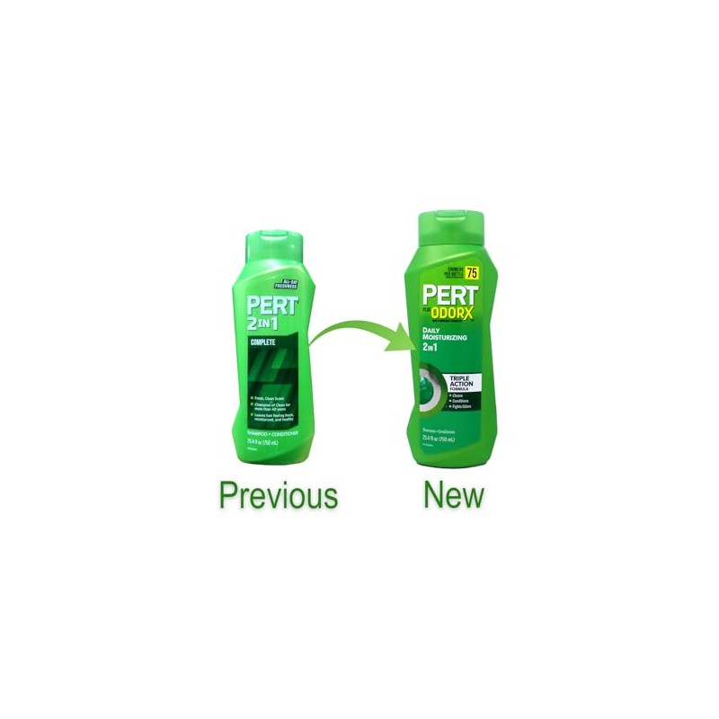 Pert Plus 2in1 Shampoo + Conditioner, medium, for normal hair