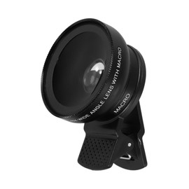 VILLFUL 1 Set Clip Phone Lens Super Wide Angle Macro Lenses for Stunning Travel Photography Lightweight Portable Durable Materials Compatible with Smartphones