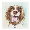 Art of Arora 2960 Springer Spaniel Ceramic Coaster 10 x