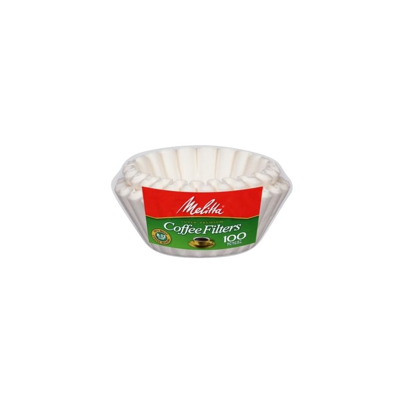 Melitta 629552 8 To 12 Cup White Basket Coffee Filters