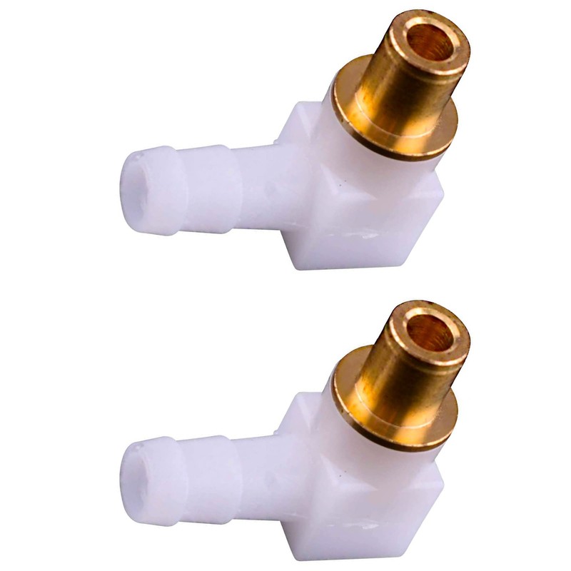 (2 Pack) 692317 493496 Carb Fuel Fitting Elbow Hose Connector