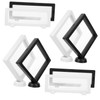 Levemolo 8pcs Floating Jewelry Display Frame Transparent Necklace Bracelet Showing