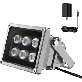 IR Illuminator 850nm Infrared Flood Light for Security Camera
