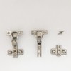 LIKERAINY 95 Degree Full Overlay Hinges 26mm Without Damper Kitchen
