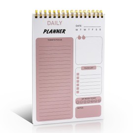 Wolepaz To Do List Notebook - A5 50 Page Daily To Do Plan, Planning Pad Checklist Productivity Note Pad for Work and Personal Organized(B)