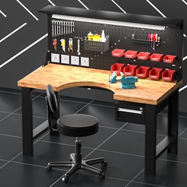 VECELO Rolling Desk Chair with Backrest Set of 4, Adjustable Home Office Stool with Wheels, Multi-Purpose Drawing Stool for Home, Office, Bar, Kitchen, Shop, Studio, Black