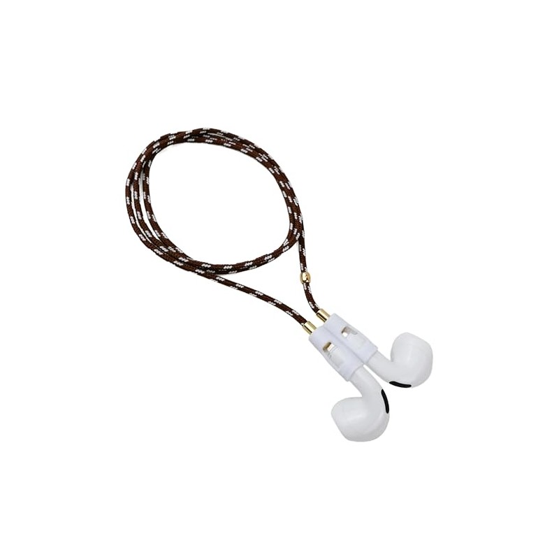 Tapper Nylon Strap for AirPods & AirPods Pro (Brown/18K Gold)