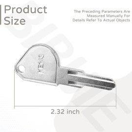 6 Pack 5143 Key Blank Compatible with High Security Mailbox Lock