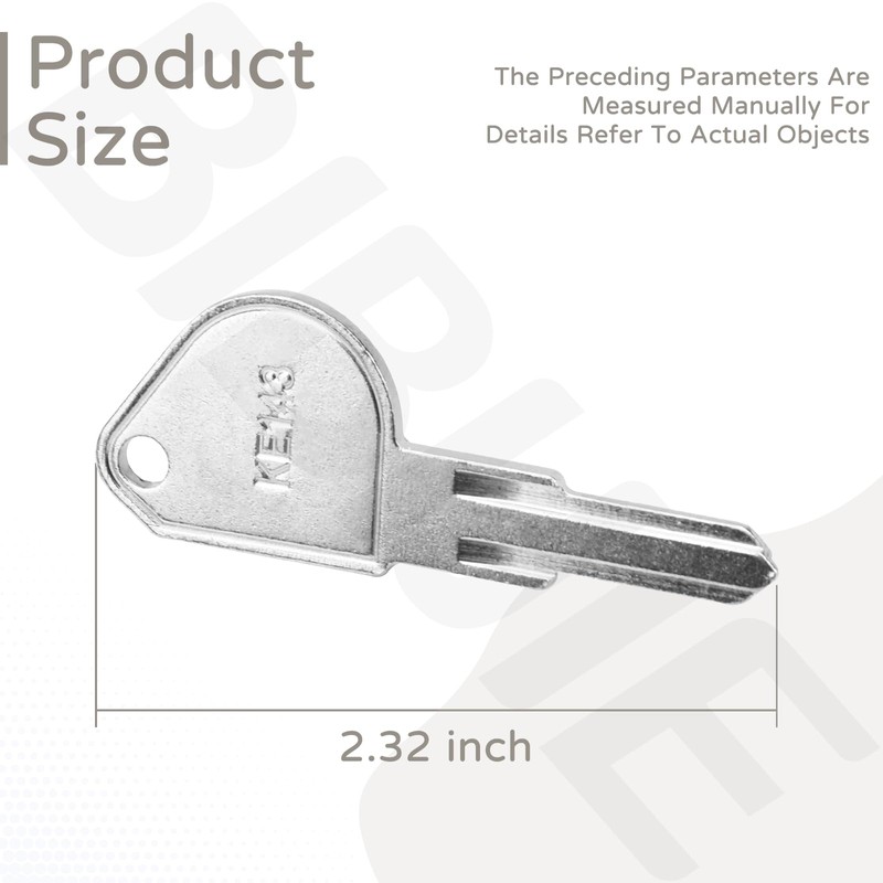 6 Pack 5143 Key Blank Compatible with High Security Mailbox