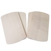 DEKOFANT Wooden Breakfast Board Set of 4 Rounded 24 x
