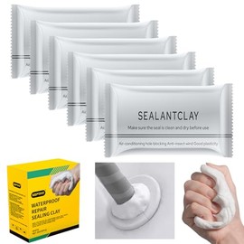 6-Pack Waterproof Repair Sealing Clay for Home Repairs