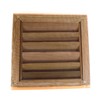Miller Shingle Square Clear Cedar Vent, Flush Mount - 12