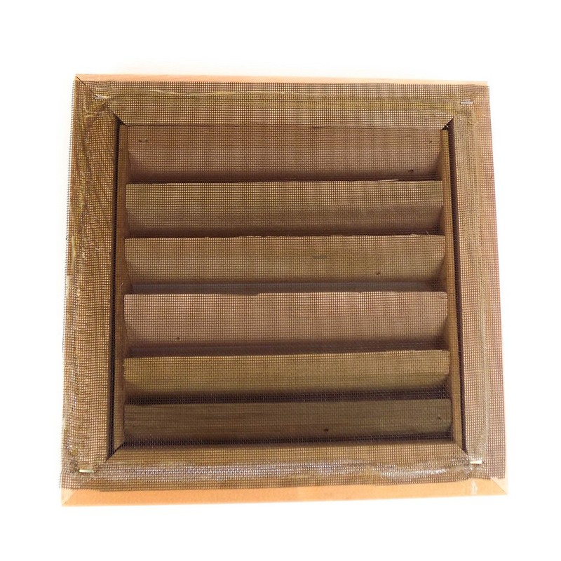 Miller Shingle Square Clear Cedar Vent, Flush Mount - 12