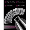 TOROKOM Nail Dual Forms for Poly Gel, 120P Quick Extension