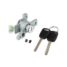 HEROFFIX 1 Set Door Lock Cylinder Set Kit with 2 Keys for Honda Odyssey 2005 2006 2007 2008 LH Front Left Driver Side Door Lock Set Tumbler with Key 72185-SHJ-A01 72185SHJA01 Replace Parts